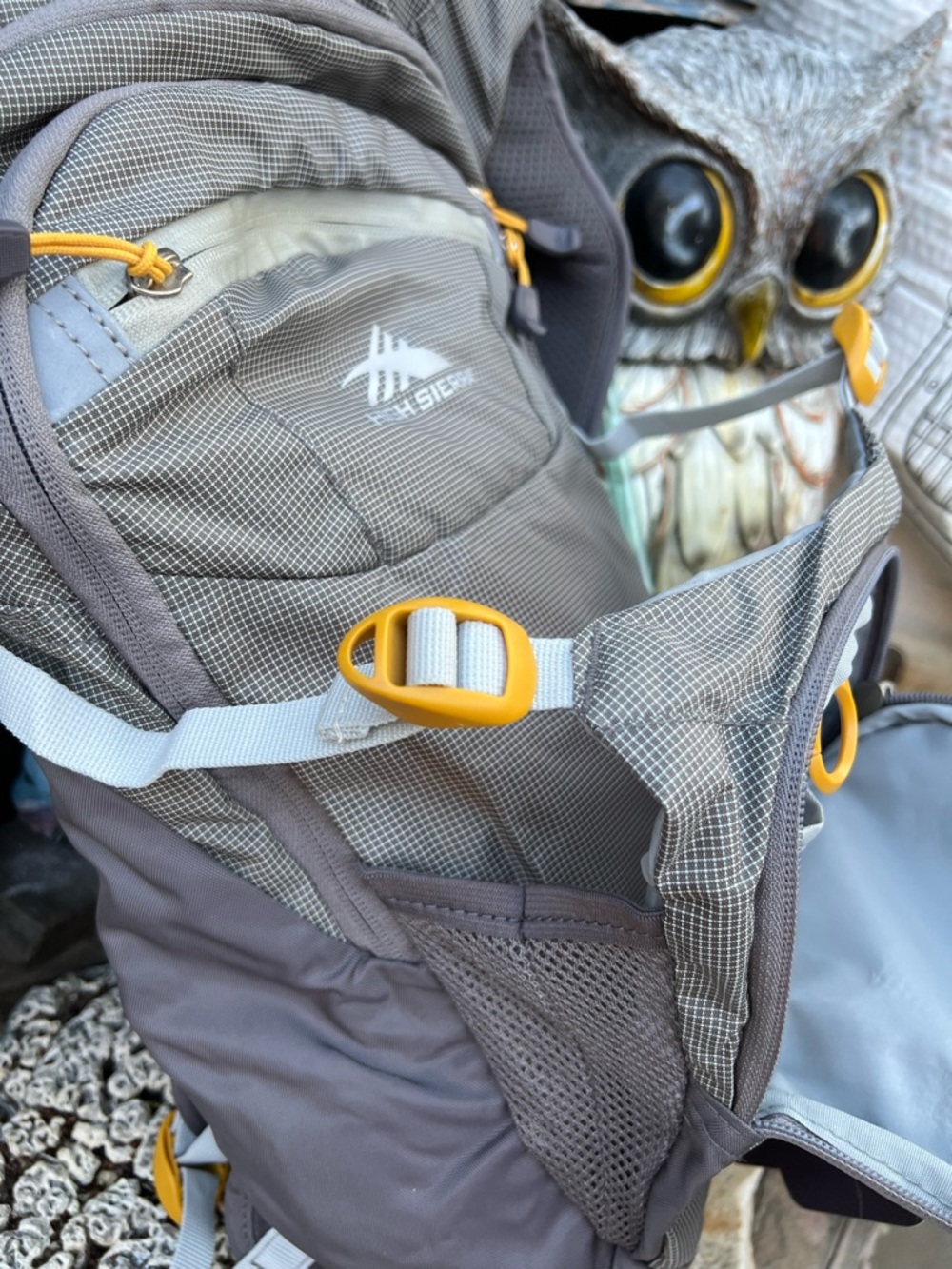 Custom 1 of 1 Bee Patch High Sierra 12L Hydration Backpack with 2L Reservoir. - Picture 7 of 13